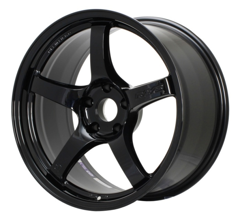 Gram Lights 57CR 19x9.5 +25 5-114.3 GLOSSY BLACK Fälg