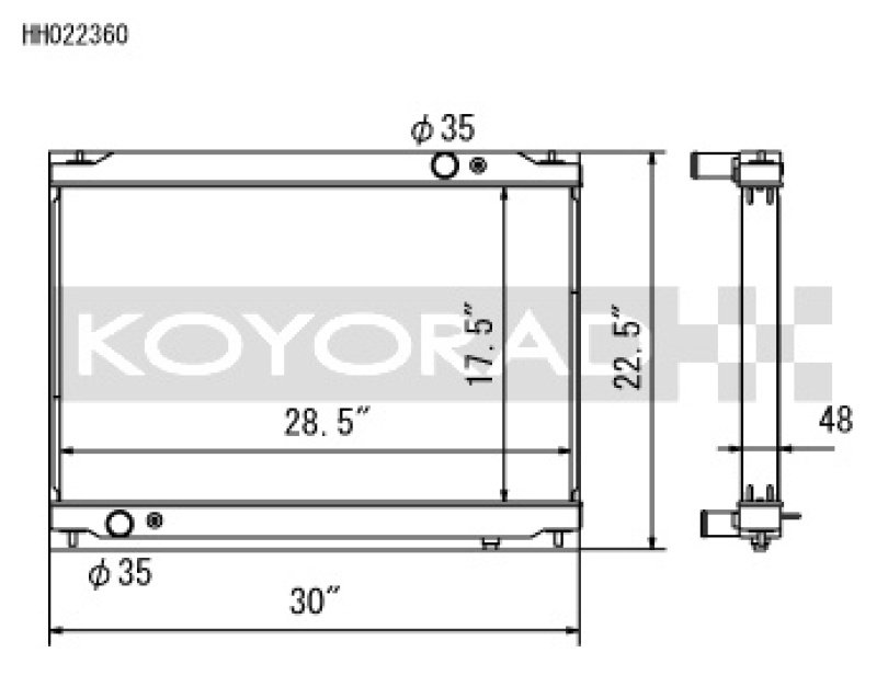 Nissan GT-R 09-19 Aluminium Kylare Koyorad