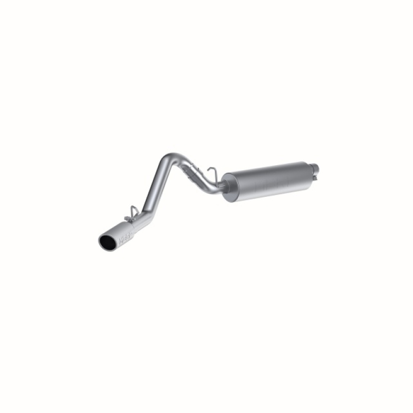 Jeep Wrangler TJ 2.5L/4.0L 97-99 2.5'' Catback Sportavgassystem Singel Sidoutblås AL MBRP