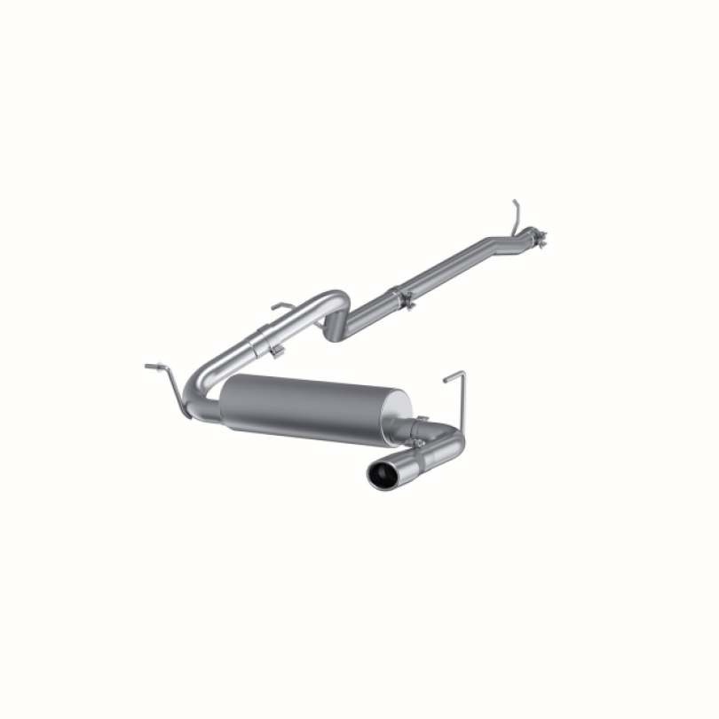 Jeep Wrangler / Rubicon 3.6L 2dr/4dr 12-18 2.5'' Catback Sportavgassystem Singelutblås Bak AL MBRP