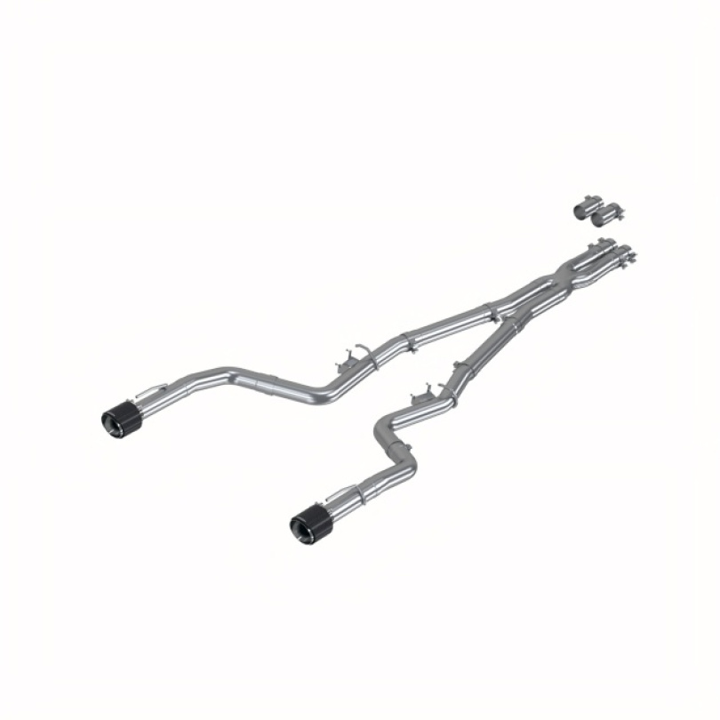 17-21 Charger 5.7L/6.2L/6.4L 3'' Race Profile Catback Sportavgassystem w/Dual Kolfiberutblås T304 SS Exhaust MBRP