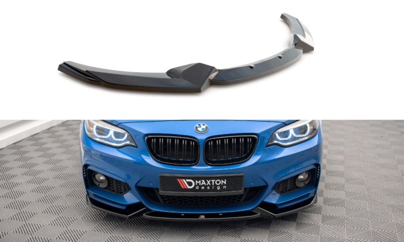 BMW 2-Serie F22 M-Sport 2013-2019 Frontsplitter V.2 Maxton Design 