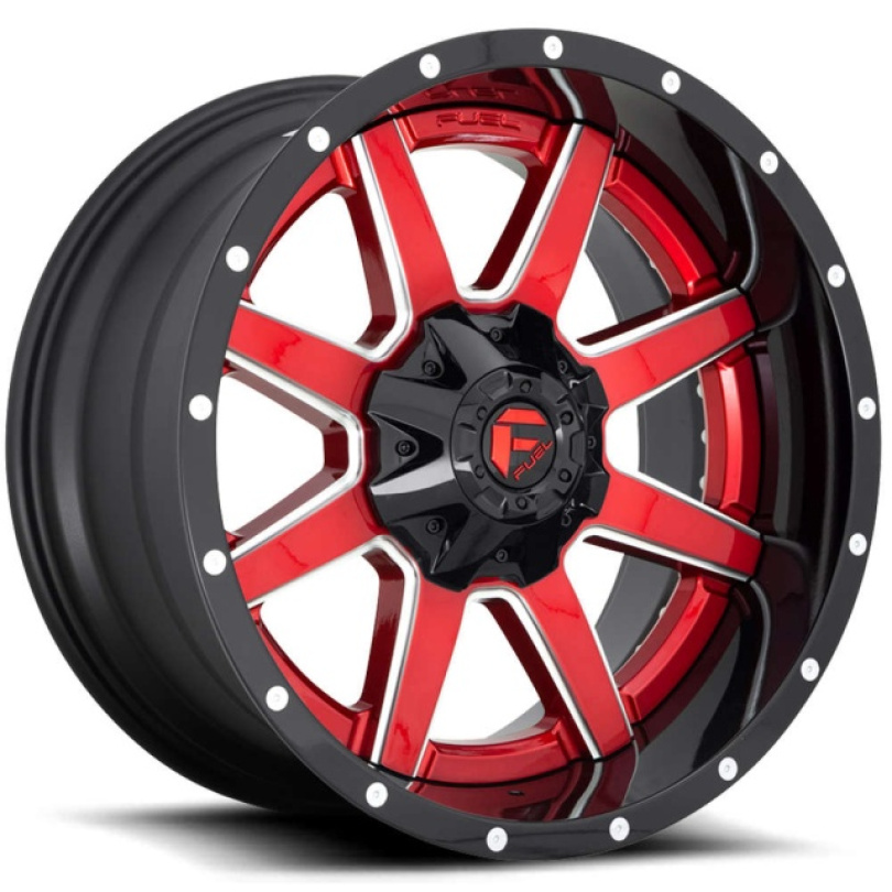 Fuel 2PC Maverick 20X10 ET-19 8X180 124.30 Gloss Red Fälg