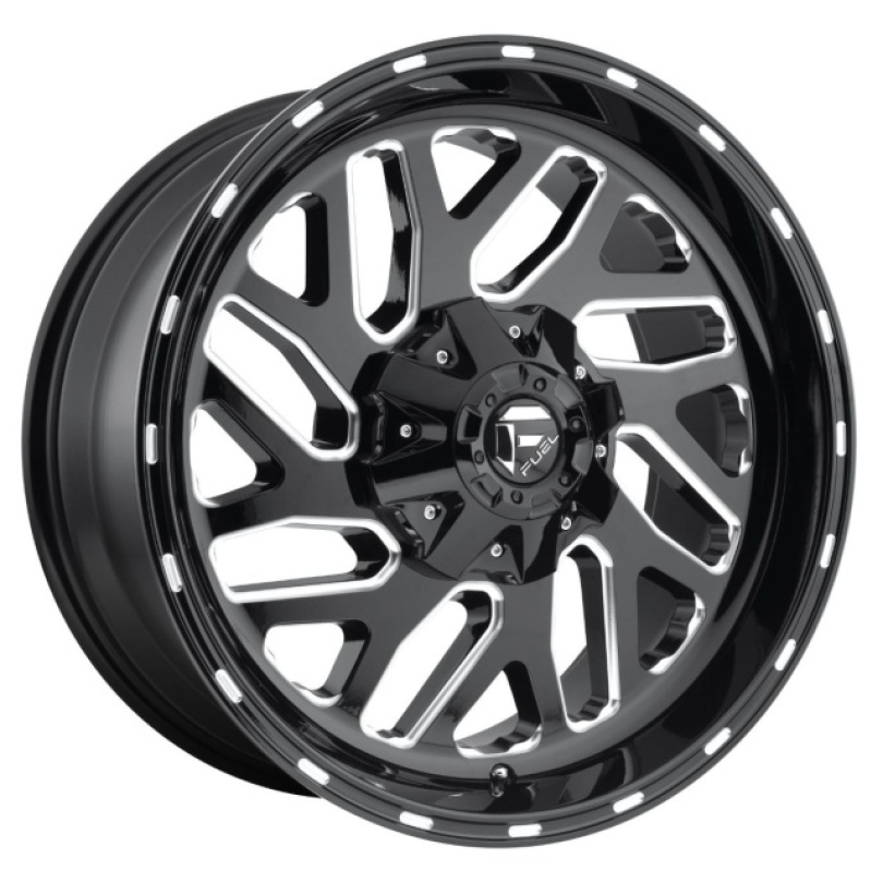 Fuel UTV Triton 16X7 ET13 4X156 132.00 Gloss Black Milled Fälg