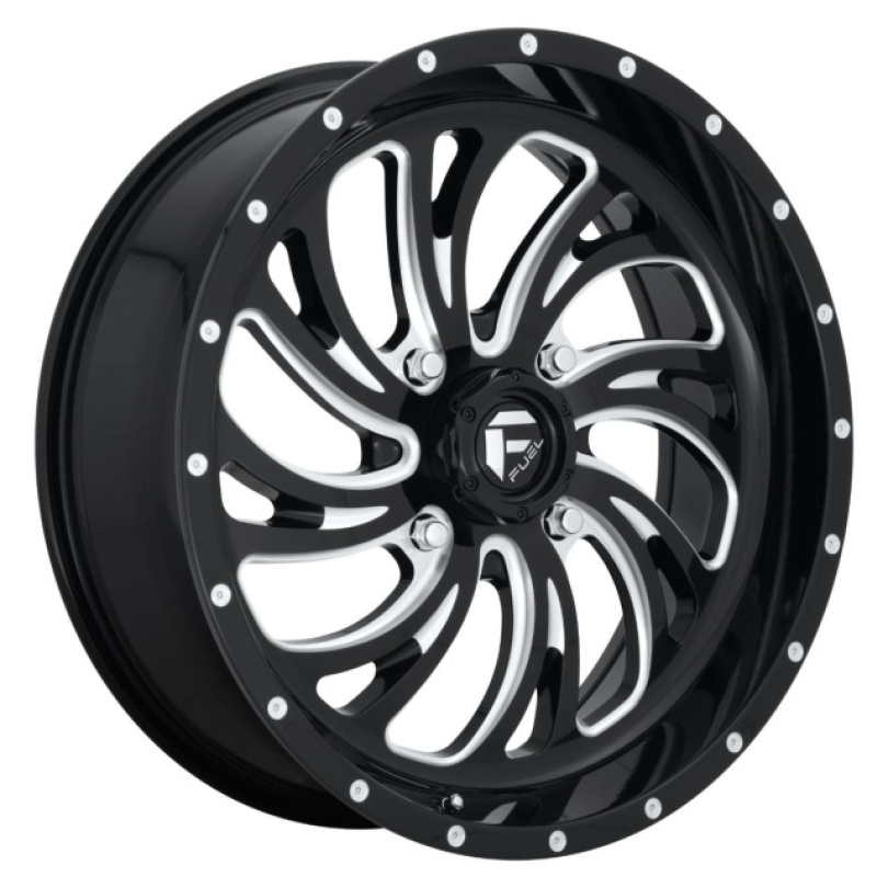 Fuel UTV Kompressor 18X7 ET13 4X156 132.00 Gloss Black Milled Fälg