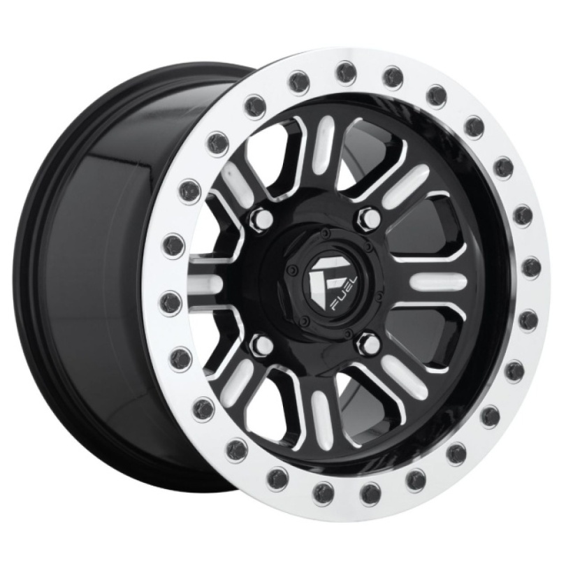 Fuel UTV Hardline Bl - 15X10 ET25 4X156 132.00 Gloss Black Milled Fälg