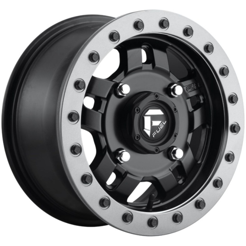 Fuel UTV Anza Bl - 14X7 ET13 4X156 132.00 Matte Black Fälg