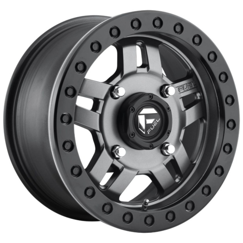 Fuel UTV Anza Bl - 14X7 ET13 4X156 132.00 Matte Gun Metal Fälg