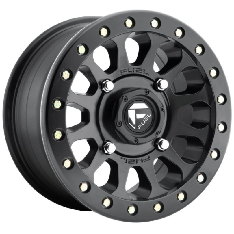 Fuel UTV Vector Bl - 15X7 ET13 4X156 132.00 Matte Black Fälg