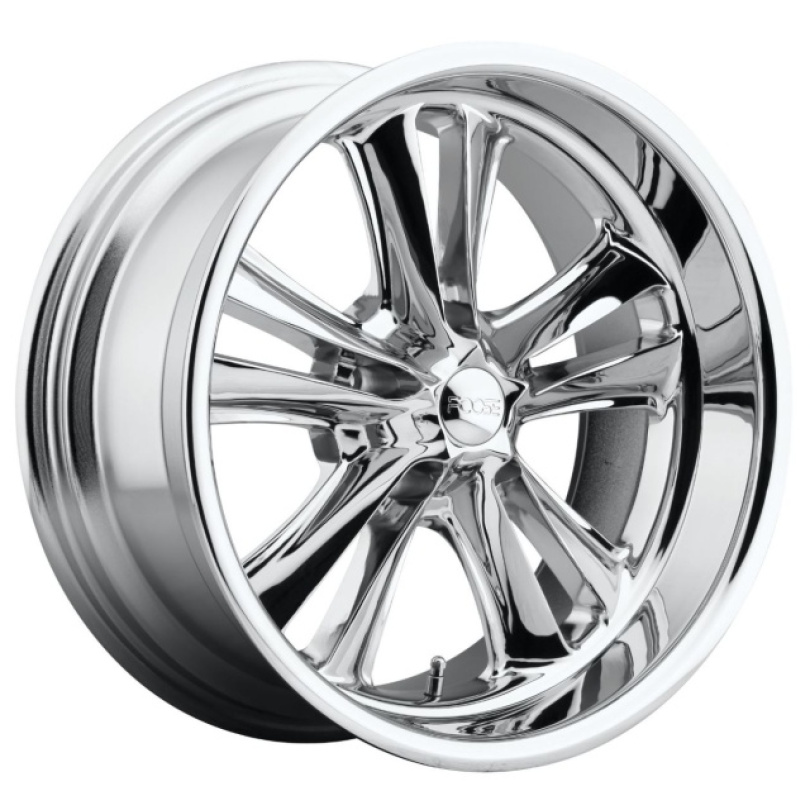 Foose 1PC Knuckle 17X7 ET1 5x120.7 72.56 Chrome Plated Fälg