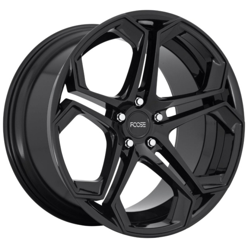 Foose 1PC Impala 20X10.5 ET40 5X120 72.56 Gloss Black Fälg