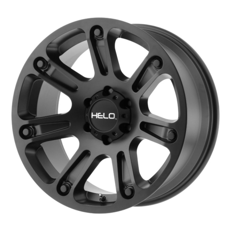 Helo He904 20X9 ET-12 5x127 72.60 Satin Black Fälg