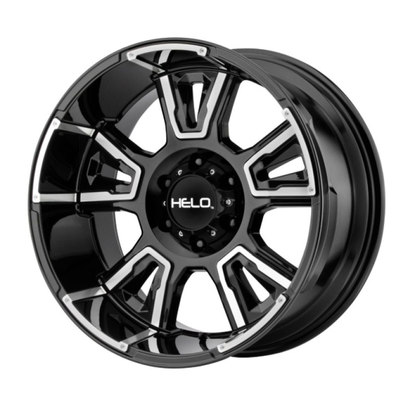 Helo He914 20X10 ET-18 5x127 71.50 Gloss Black Machined Fälg