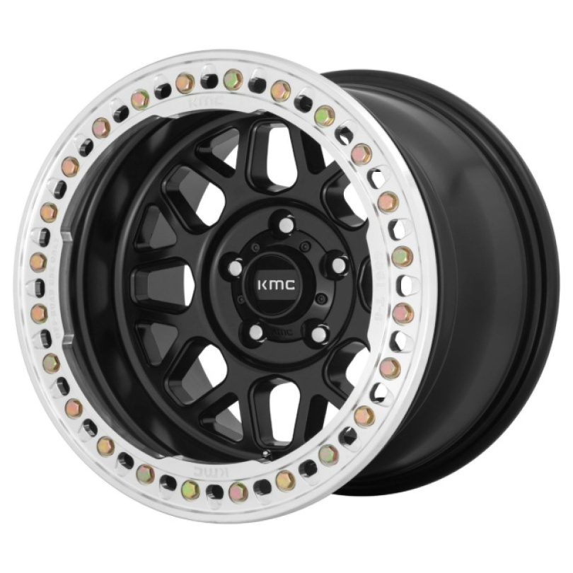 KMC Grenade Crawl 17X9 ET-38 BLANK 108.00 Satin Black Fälg