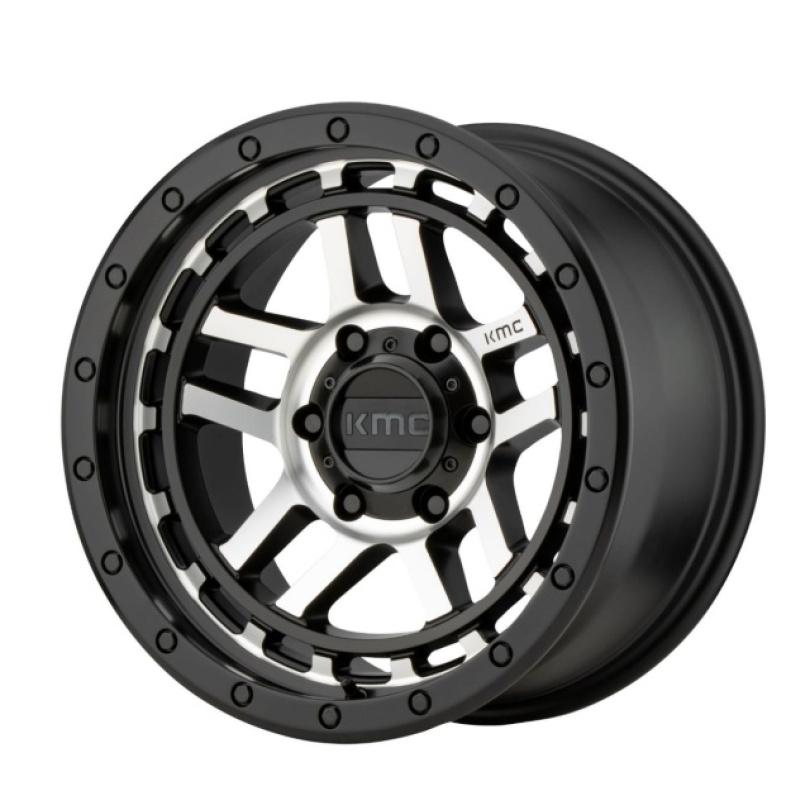 KMC Recon 17X8.5 ET18 5x127 71.50 Satin Black Machined Fälg