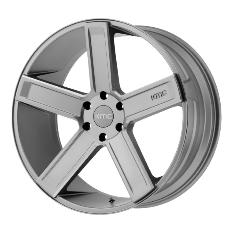 KMC Duece 24X9.5 ET15 6X139.7 106.25 Satin Gray Milled Fälg