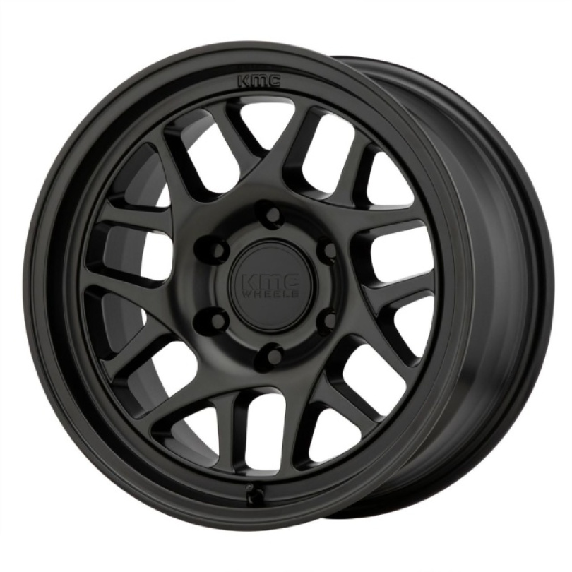 KMC Bully Ol 16X8 ET0 5x127 71.50 Satin Black Fälg