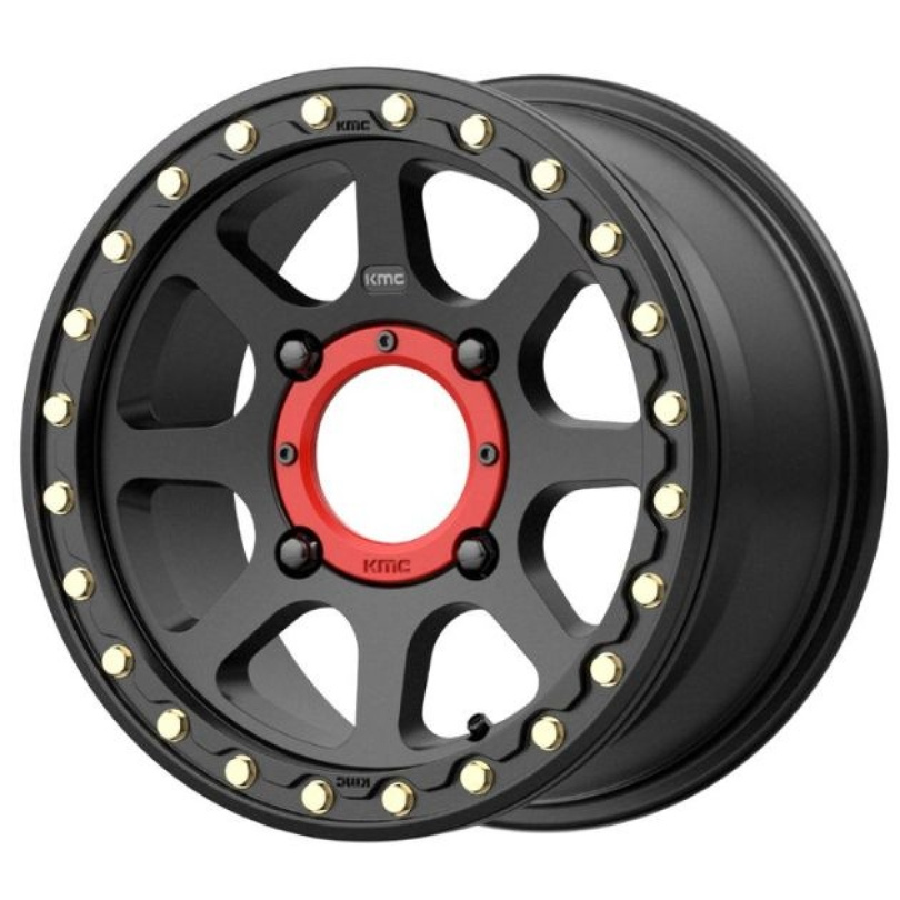 KMC Powersports Addict 2 Beadlock 14X7 ET38 4X156 132.00 Satin Black Fälg