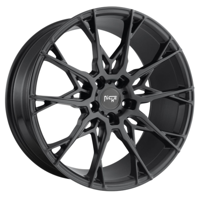 Niche 1PC Staccato 18X8.5 ET35 5X120 72.56 Matte Black Fälg