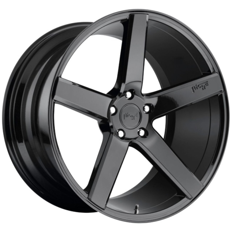 Niche 1PC Milan 22X10 ET35 5x127 71.50 Gloss Black Fälg