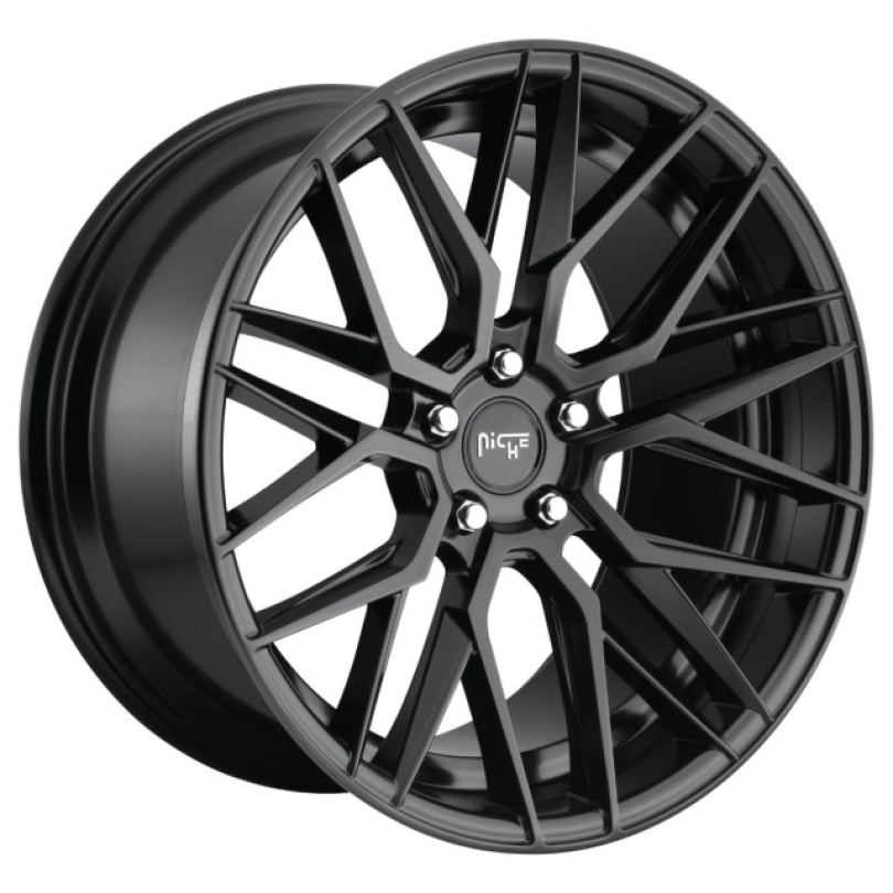 Niche 1PC Gamma 18X8 ET40 5X120 72.56 Matte Black Fälg