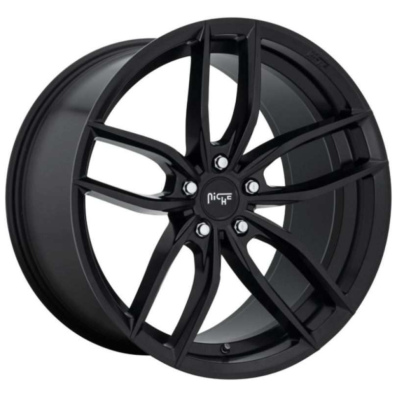 Niche 1PC Vosso 17X8 ET40 5X112 66.56 Matte Black Fälg