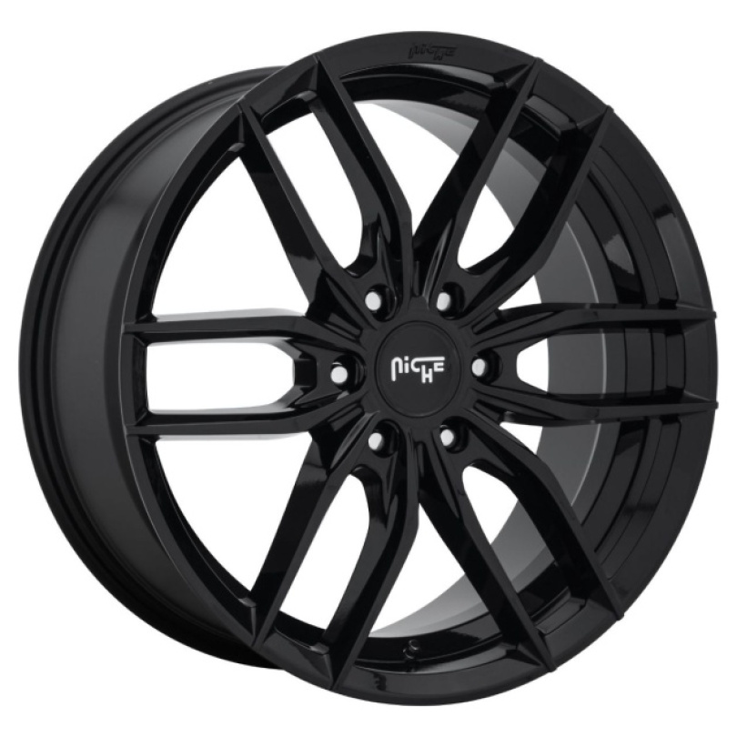 Niche 1PC Vosso 20X9 ET35 6X132 74.50 Gloss Black Fälg