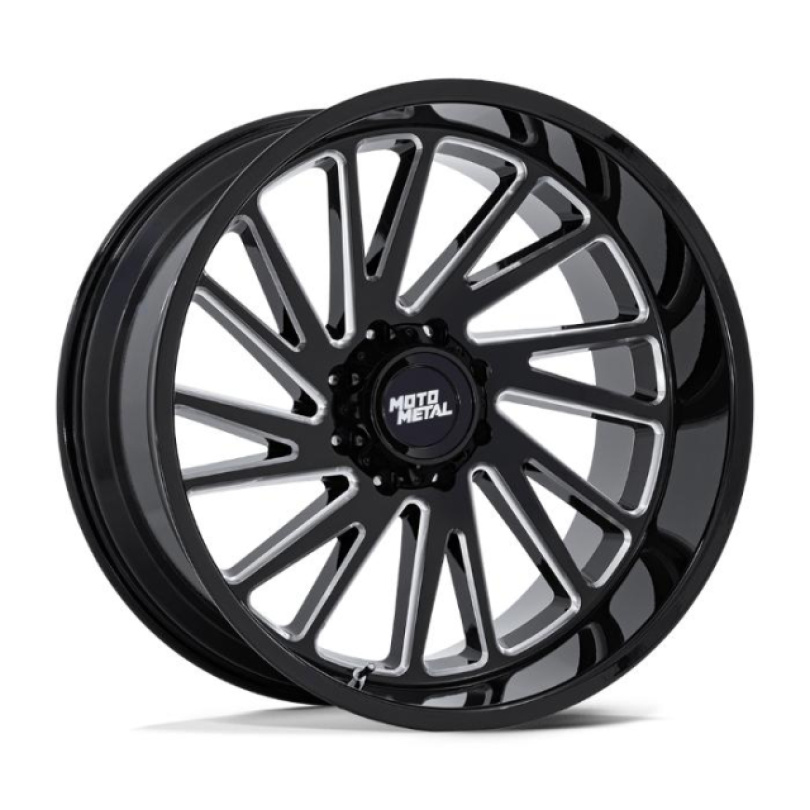 Moto Metal COMBAT 24X12 ET-44 8X180 124.2 Gloss Black Fälg