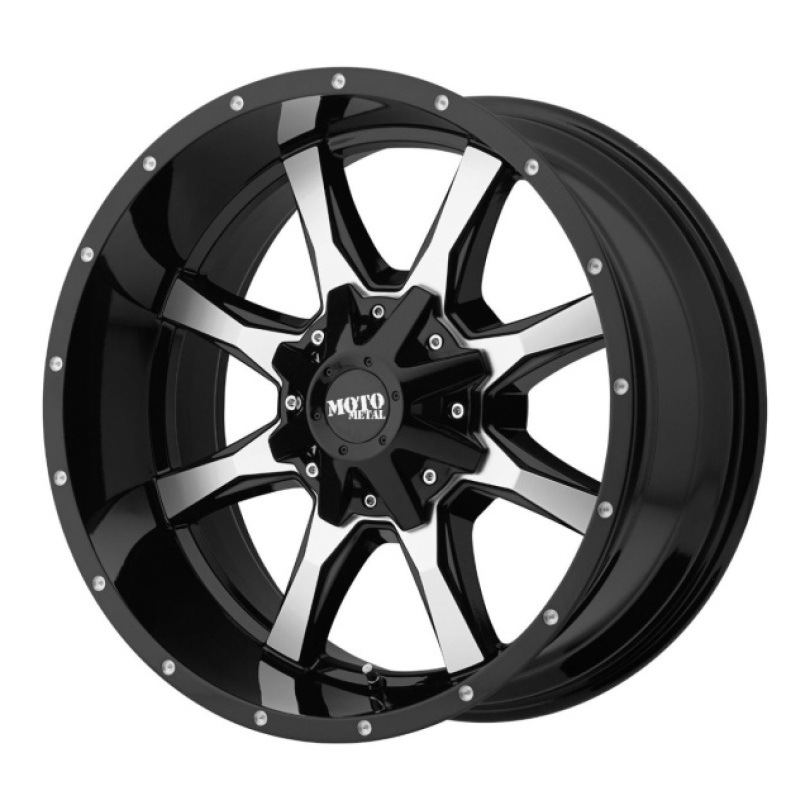 Moto Metal Mo970 22X10 ET-18 BLANK 78.30 Satin Black Milled Fälg