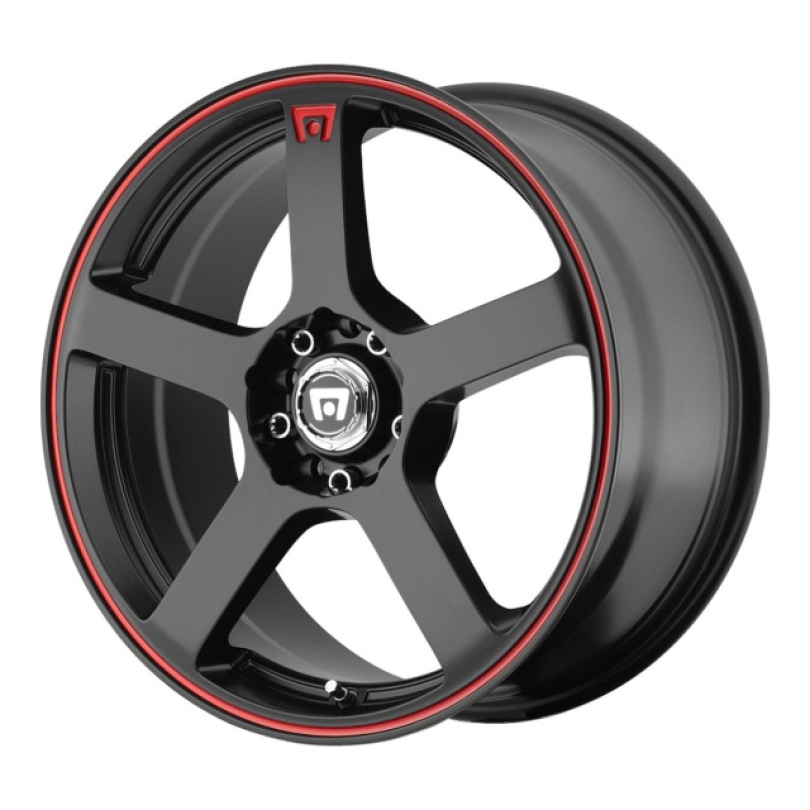 Motegi Mr116 15X6.5 ET40 4x108/114.3 72.60 Matte Black W/ Red Stripe Fälg