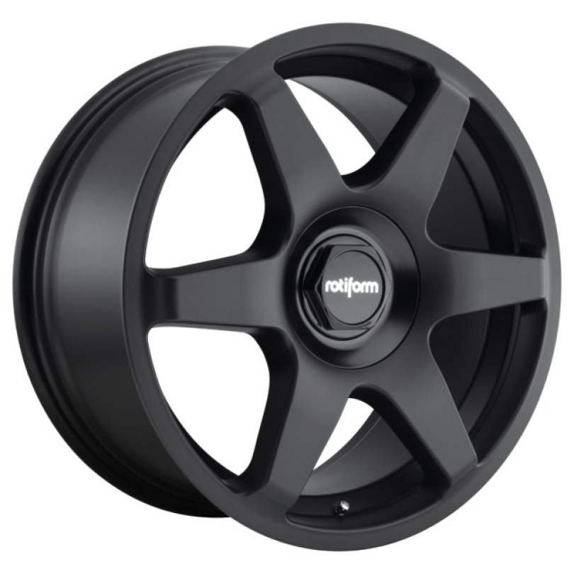 Rotiform 1PC Six 18X8.5 ET35 BLANK 72.56 Matte Black Fälg