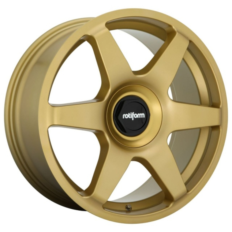 Rotiform 1PC Six 18X8.5 ET45 5X100/112 66.56 Matte Gold Fälg