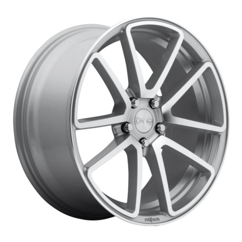 Rotiform 1PC Spf 18X8.5 ET45 5X112 66.56 Gloss Silver Machined Fälg