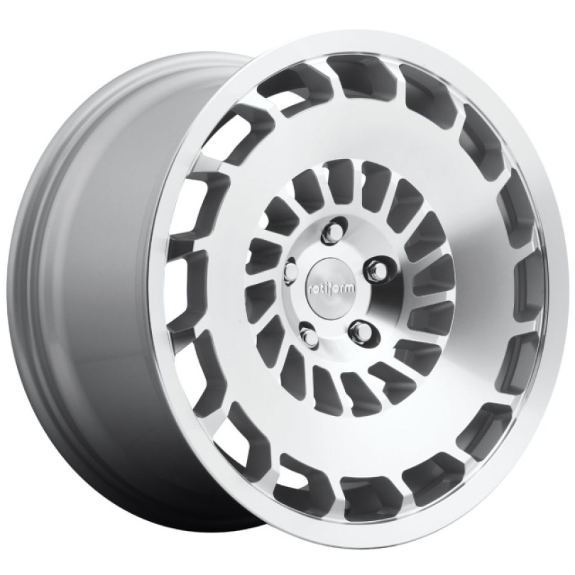 Rotiform 1PC Ccv 18X8.5 ET35 BLANK 72.56 Gloss Silver Machined Fälg