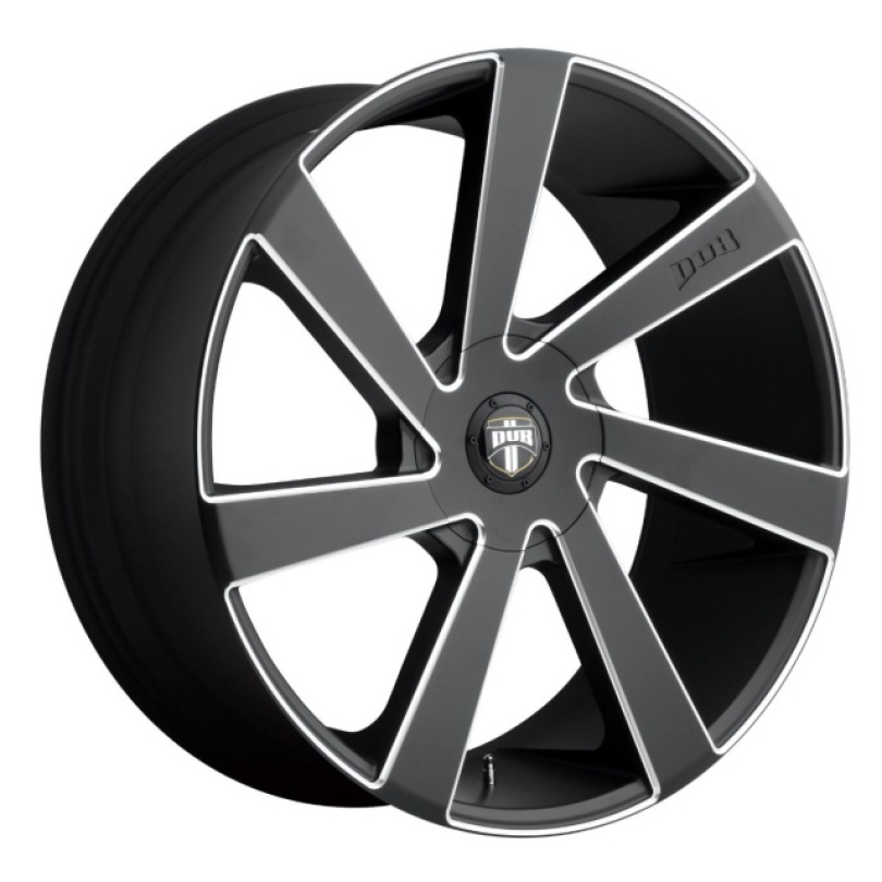 DUB 1PC Directa 22X9.5 ET10 BLANK 78.10 Matte Black Milled Fälg