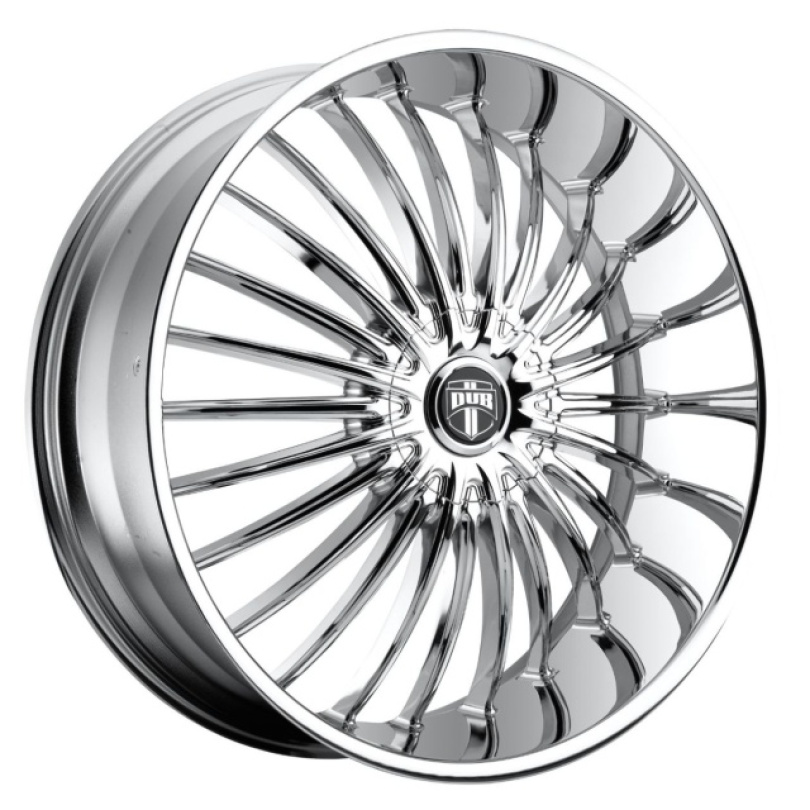 DUB 1PC Suave 24X9.5 ET10 BLANK 87.10 Chrome Plated Fälg