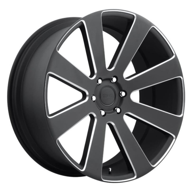 DUB 1PC 8-Ball 22X9.5 ET30 6X135 87.10 Matte Black Milled Fälg