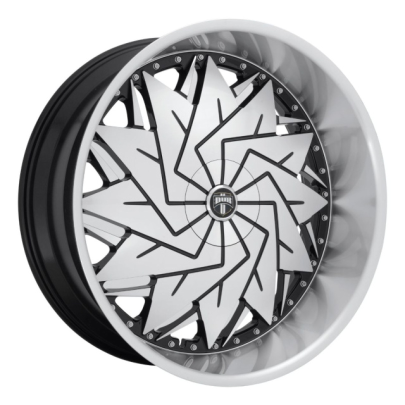 DUB 1PC Dazr 26X10 ET5 BLANK 72.56 Gloss Black Machined Fälg