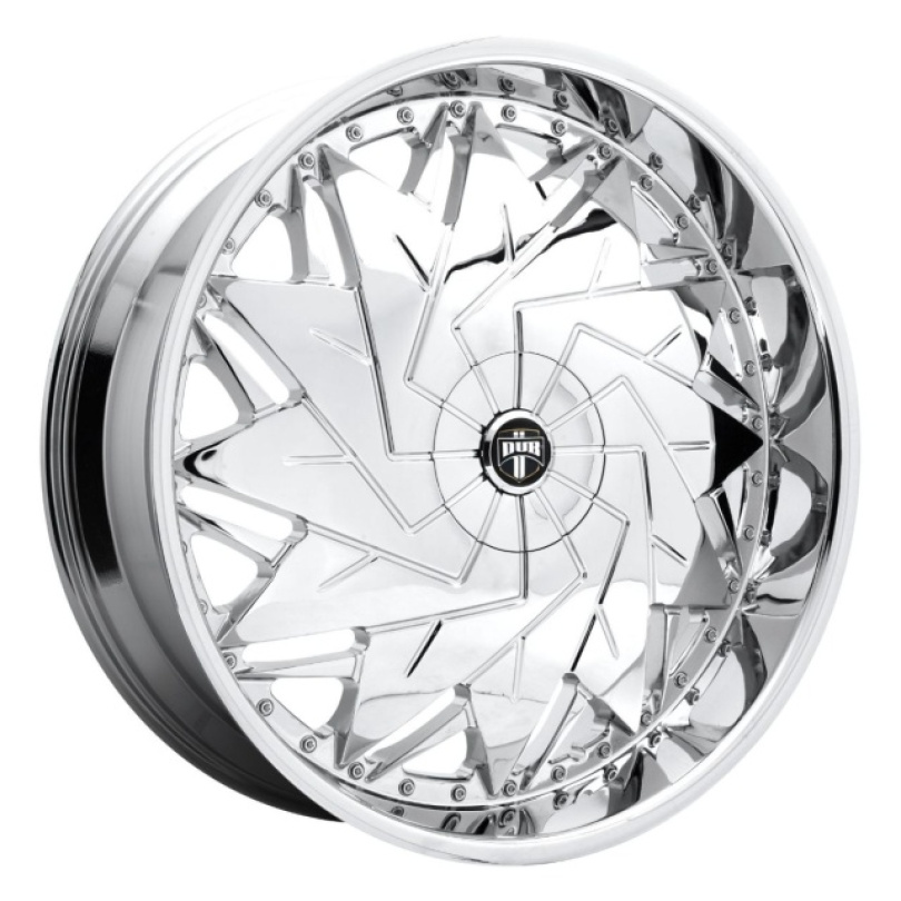 DUB 1PC Dazr 26X10 ET5 5X115/120 72.56 Chrome Plated Fälg