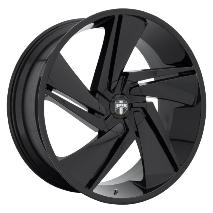 DUB 1PC Fade 22X9.5 ET10 BLANK 78.10 Gloss Black Fälg