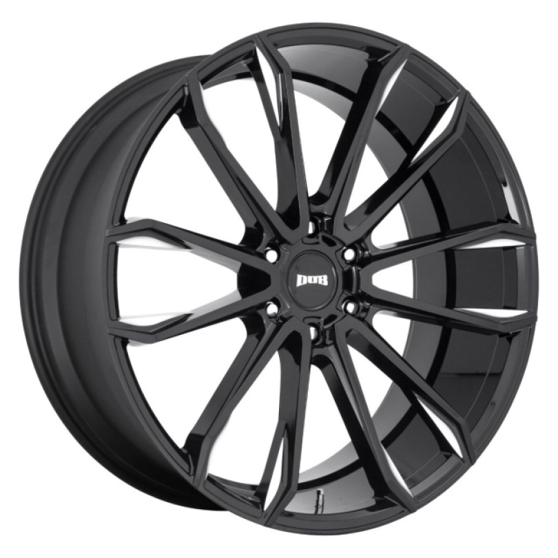 DUB 1PC Clout 24X10 ET30 6X139.7 106.10 Gloss Black Milled Fälg