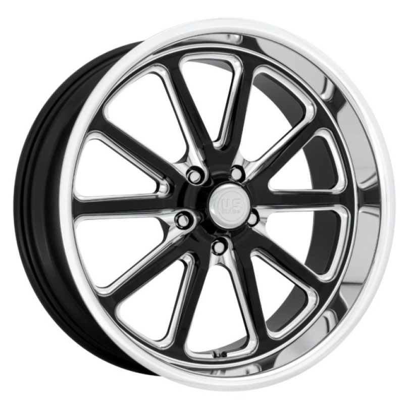 US Mag 1PC Rambler 17X7 ET1 5x120.7 72.56 Gloss Black Milled Fälg