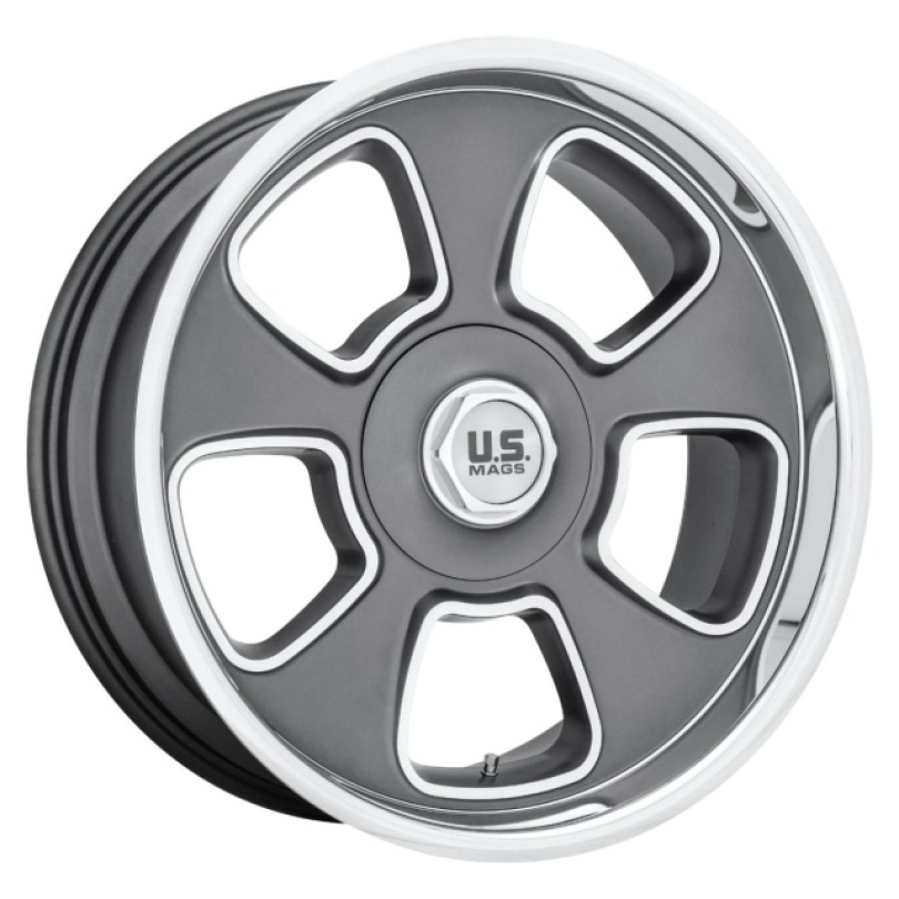 US Mag 1PC Boulevard 20X8 ET1 BLANK 72.56 Matte Gun Metal Fälg