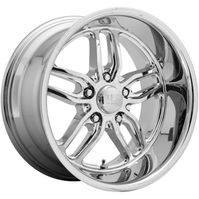 US Mag 1PC Cten 18X8 ET1 5x120.7 72.56 Chrome Plated Fälg