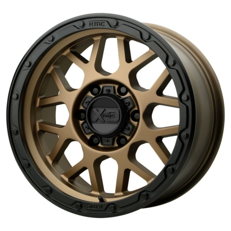 XD Series Grenade Or 20X9 ET18 5x127 71.50 Matte Bronze W/ Matte Black Lip Fälg