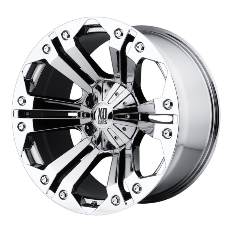 XD Series Monster 20X10 ET-12 6X135/139.7 106.25 Chrome Fälg