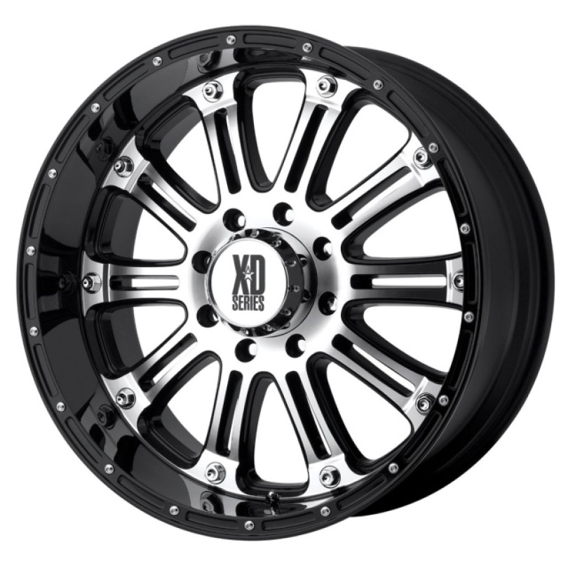 XD Series Hoss 20X9 ET30 5X150 110.50 Gloss Black Machined Fälg