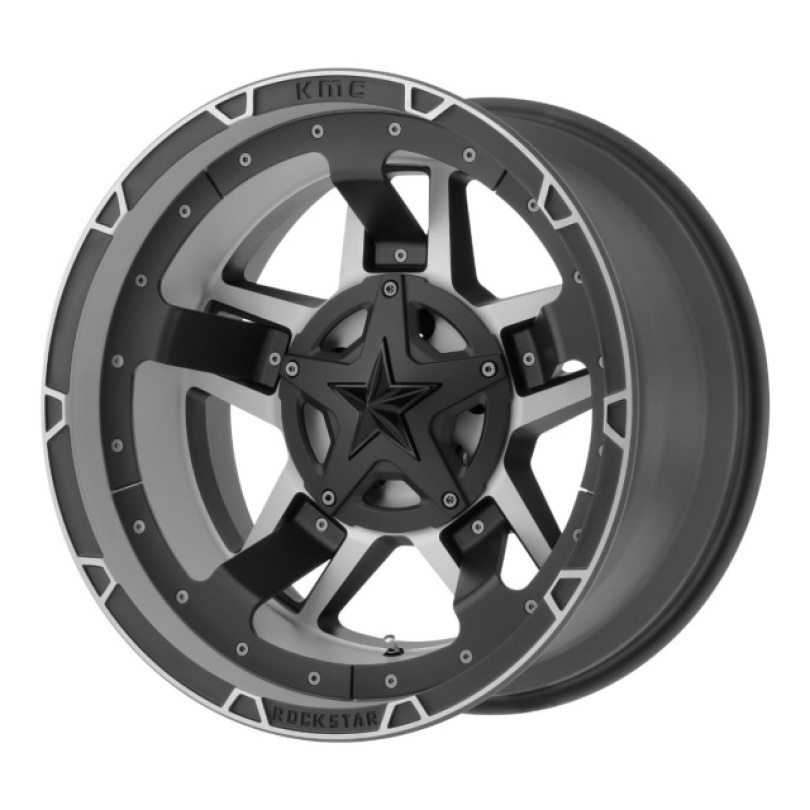 XD Series Rockstar Iii 20X10 ET-24 8X170 125.50 Matte Black Machined Fälg