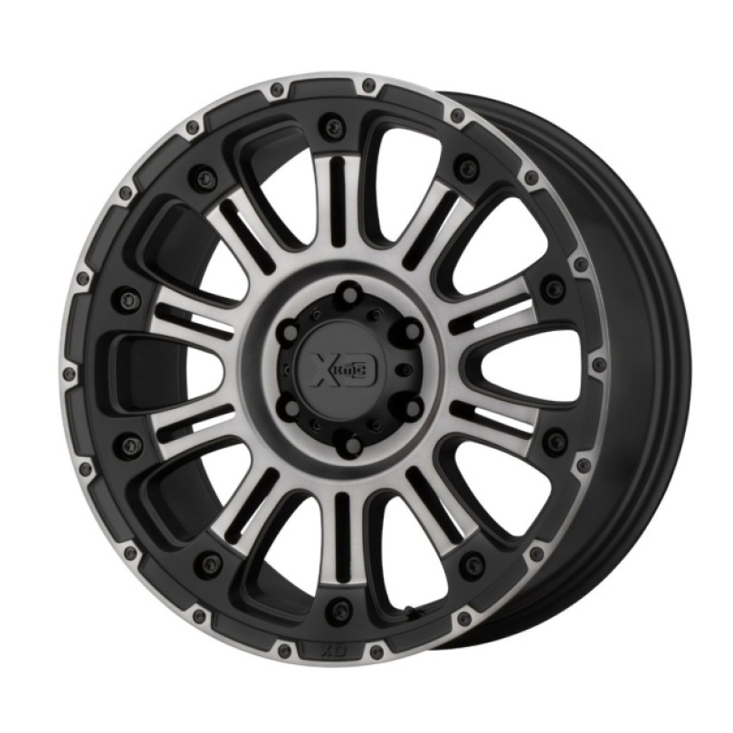 XD Series Hoss Ii 20X10 ET-24 6X139.7 106.25 Satin Black Mach W/ Gray Tint Fälg