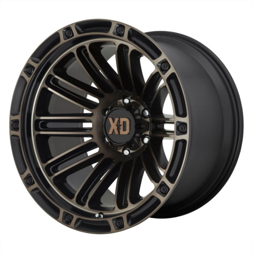 XD Series Double Deuce 20X10 ET-18 5x127 71.50 Satin Black W/ Dark Tint Fälg